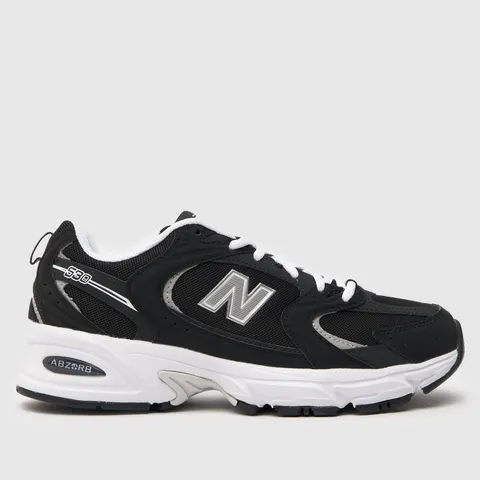 New Balance 530 — Black - White