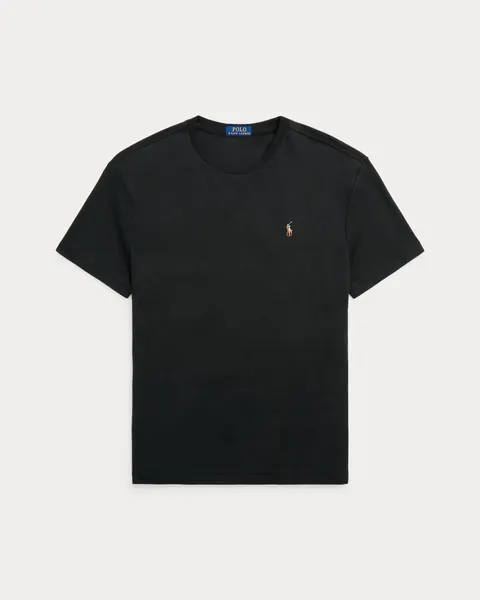 Ralph Lauren Custom Slim Fit Jersey T-Shirt — Black