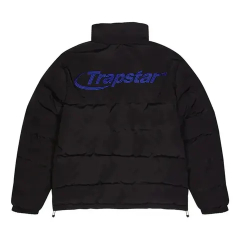 Trapstar Hyperdrive Puffer Jacket — Black/Blue