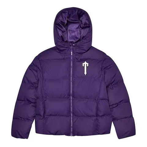 Trapstar Irongate Hooded Puffer — Purple