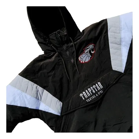 Trapstar Shooters 1/4 Zip Jacket — Black